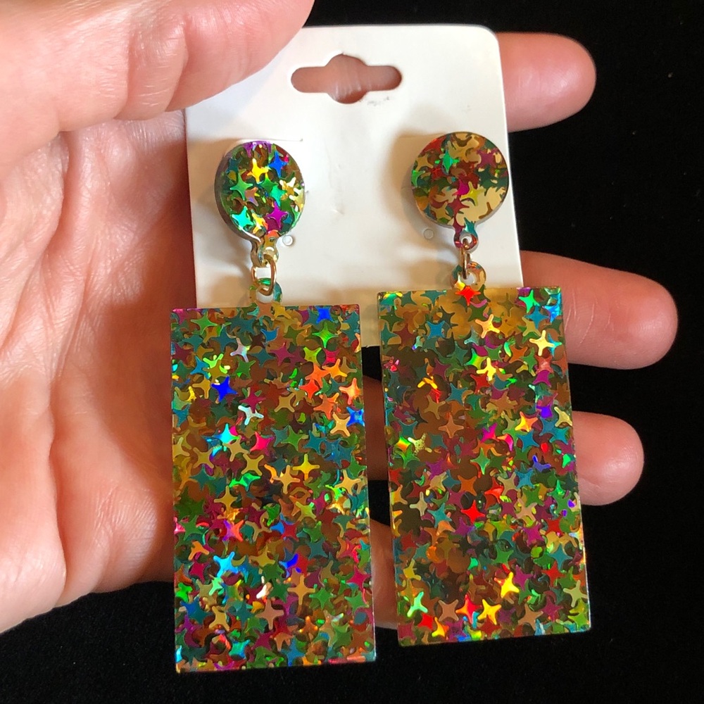 Colorful Star Earrings